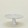 Splatter Cake Stand - Light Grey/White