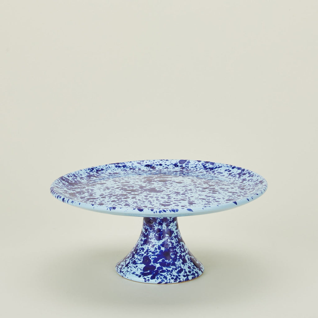 Splatter Cake Stand - Sky/Cobalt