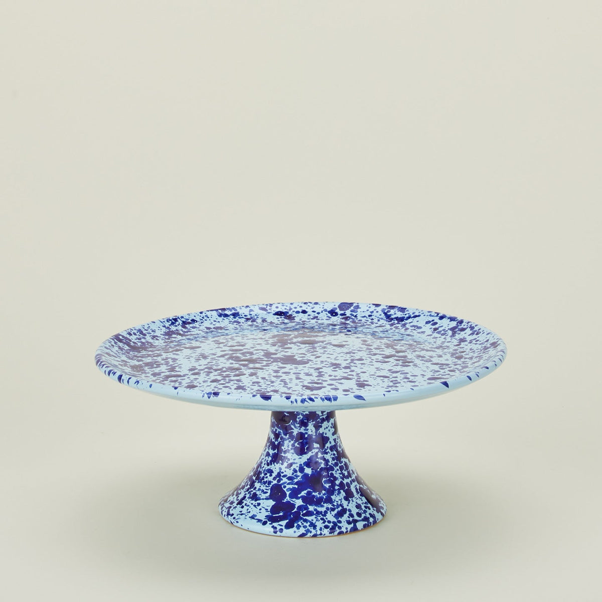 Splatter Cake Stand - Sky/Cobalt