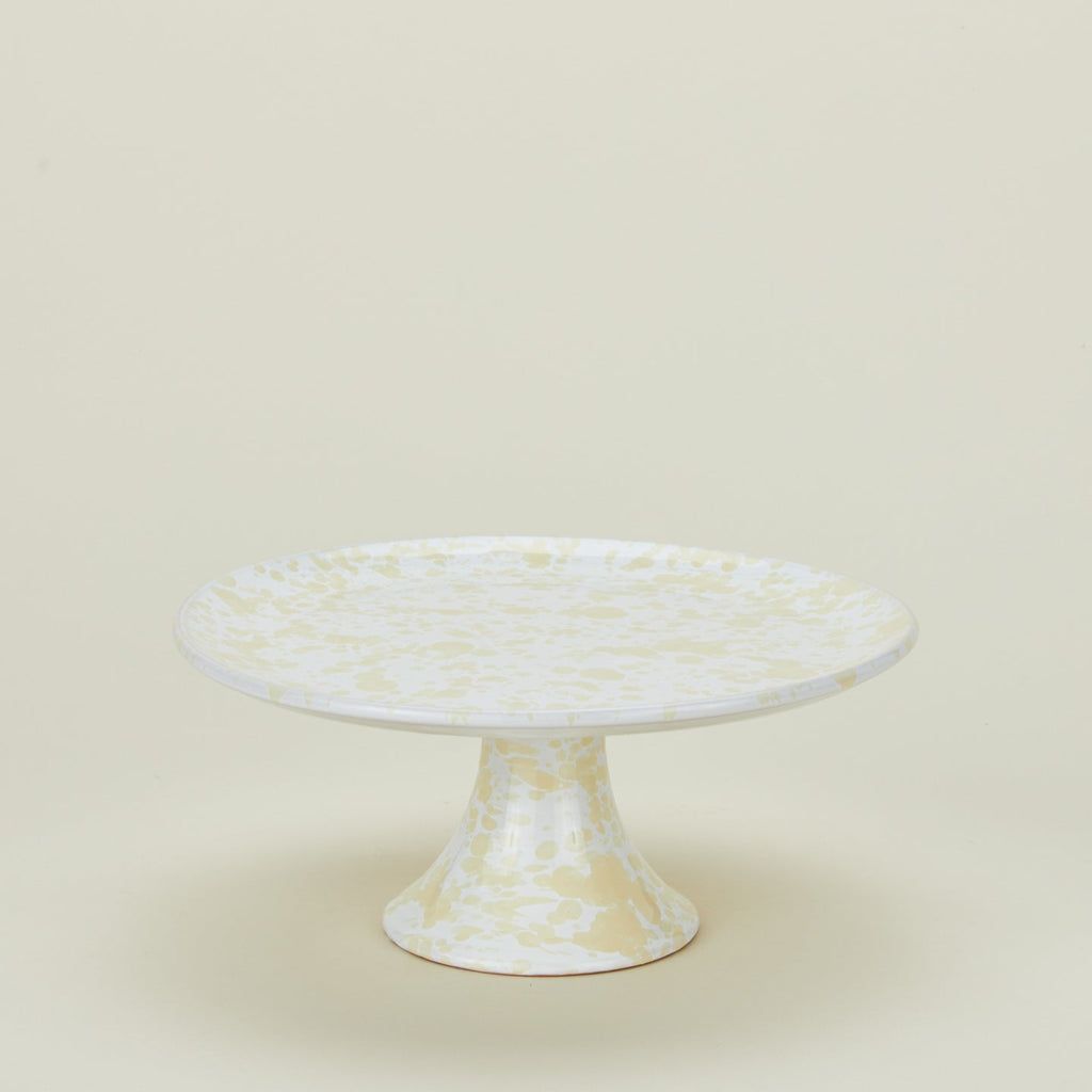 Splatter Cake Stand - White/Ivory