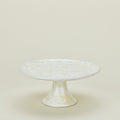 Splatter Cake Stand - White/Ivory