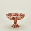 Splatter Footed Bowl - Blush/Bronze